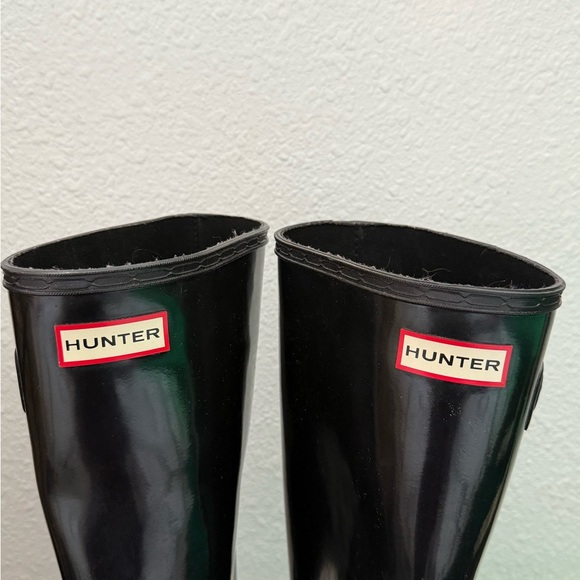 Hunter Shoes - Hunter Glossy Black Boots